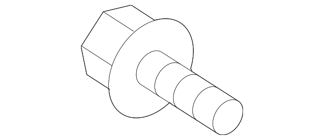 081570201E Деталь BELT & RETRACTOR BOLT, LEFT