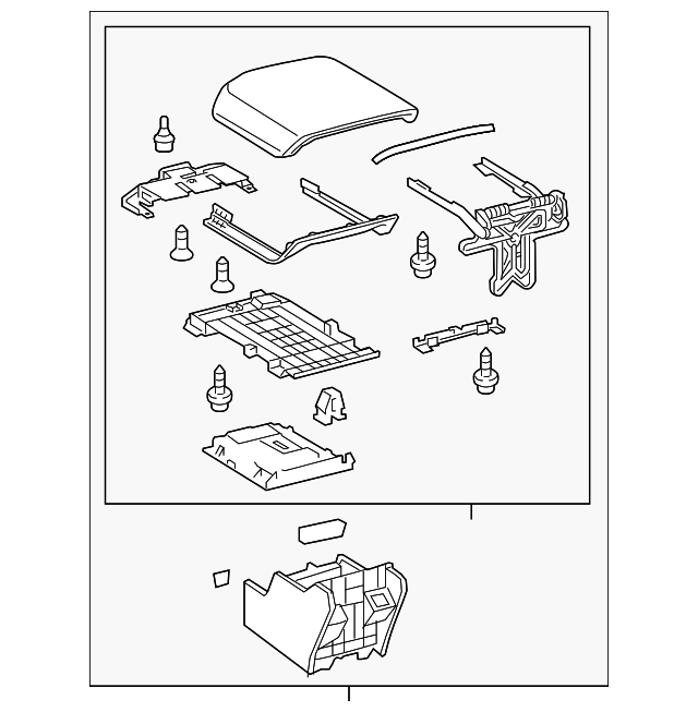 58910-0C161-C3 CENTER CONSOLE