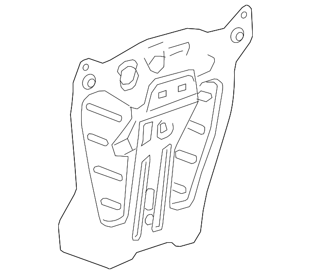 23240978 Деталь WATER DEFLECTOR, LEFT
