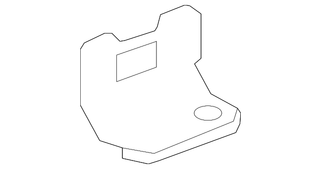 22798803 Деталь DOOR TRIM PANEL BRACKET, LEFT