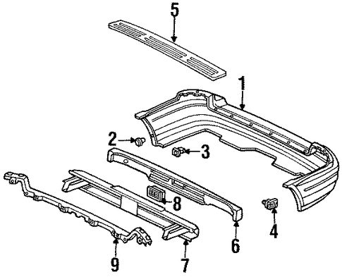 Oasis BUMPER & COMPONENTS - REAR