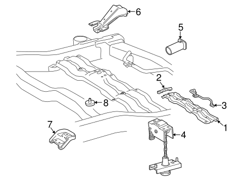 LX570 SPARE TIRE CARRIER