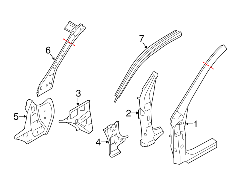 Legacy HINGE PILLAR