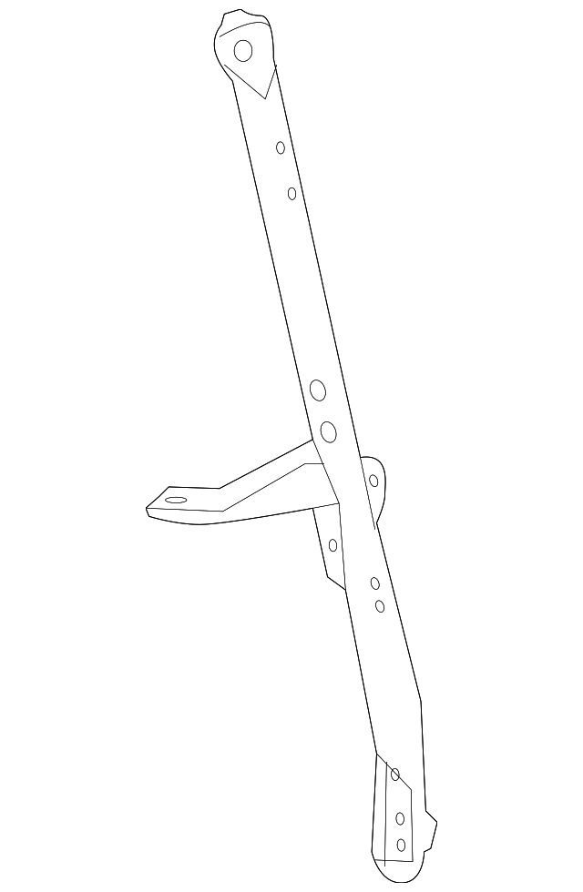 55306-0R040 Деталь LOWER BRACE, LEFT