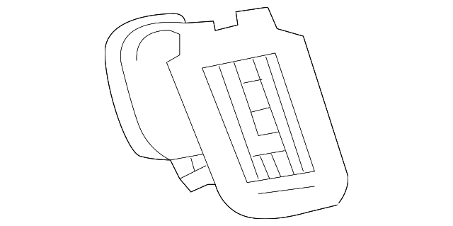 55670-0R041 Деталь AIR VENT GRILLE, LEFT