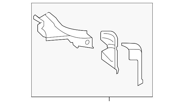 51572FG3219P Деталь UPPER PANEL, LEFT