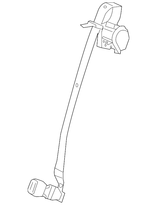 5JB571D5AH Деталь CENTER SEAT BELT