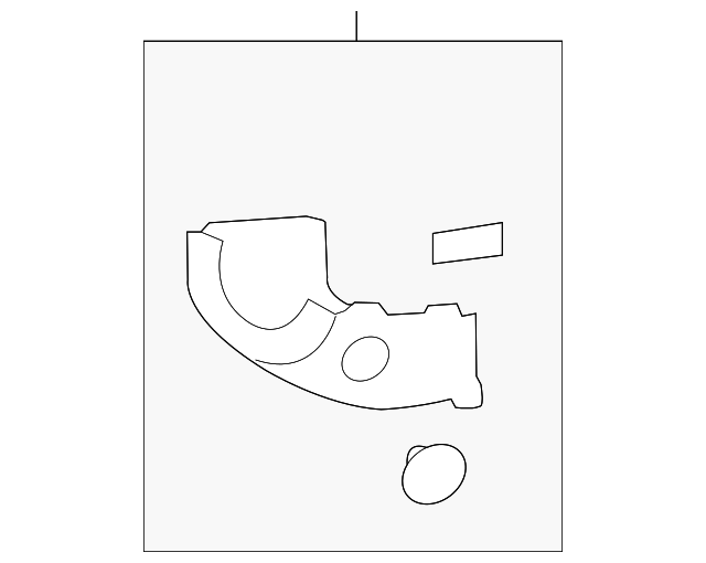 84852-2H000-9P LOWER CLMN COVER