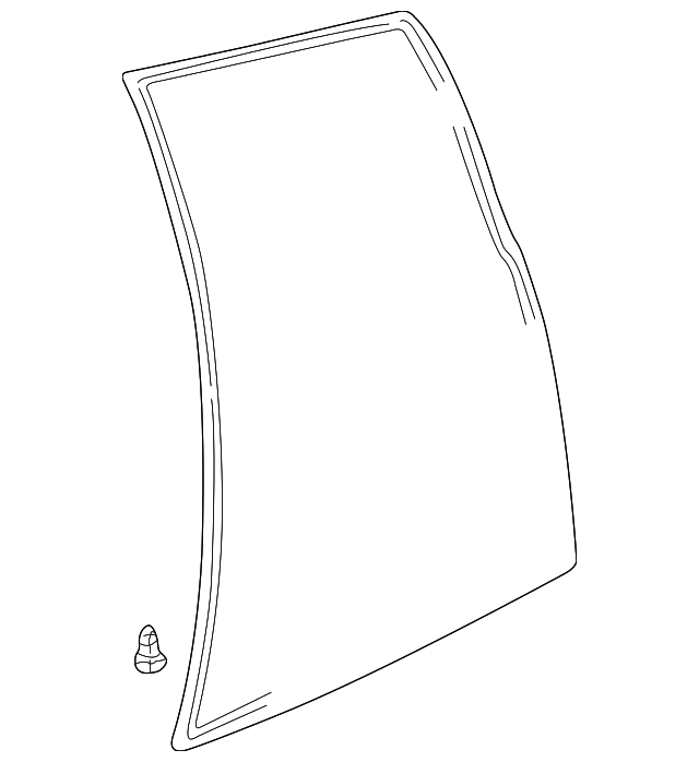 67872-42020 Деталь WEATHERSTRIP, LEFT