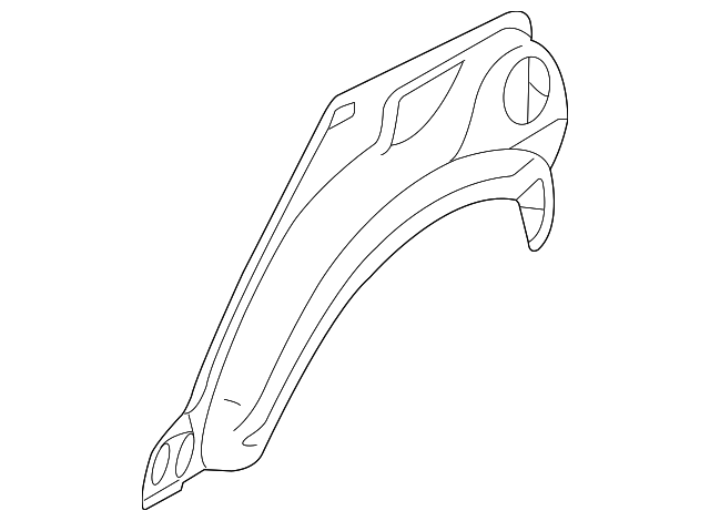 76712-5M035 Деталь OUTER WHEELHOUSE, RIGHT
