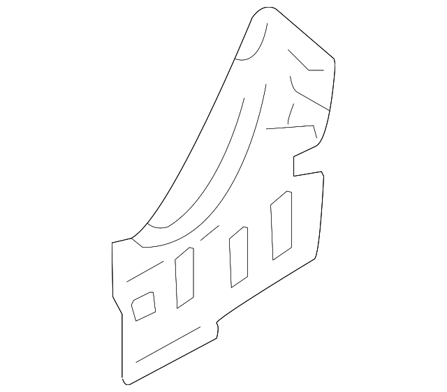 76716-4M430 Деталь FRONT EXTN, RIGHT