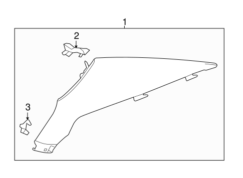LaCrosse INTERIOR TRIM - QUARTER PANELS