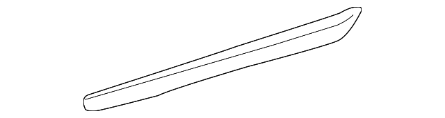25661477 Деталь BODY SIDE MLDG, LEFT