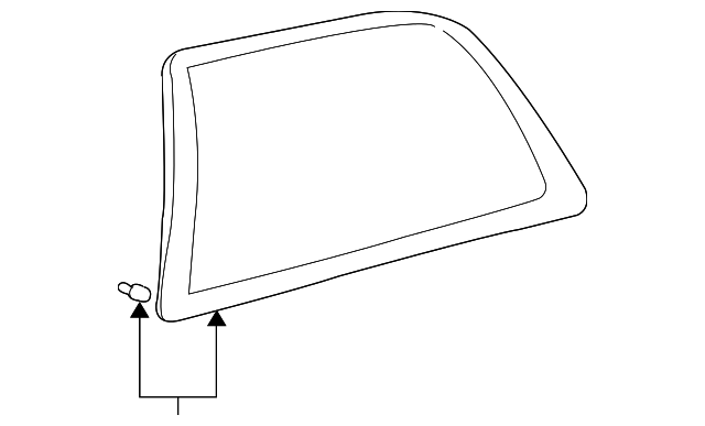 22798069 Деталь WINDOW MOLDING, LEFT