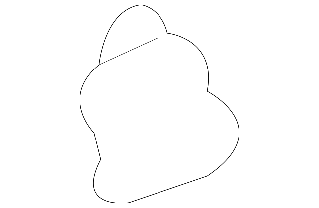 25647358 Деталь WINDOW MOLDING RETAINER, LEFT