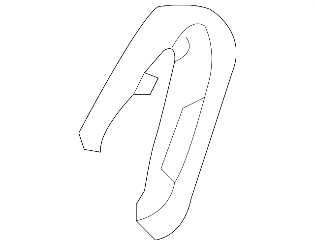 88137-2E000-Z9 Деталь INNER COVER, LEFT