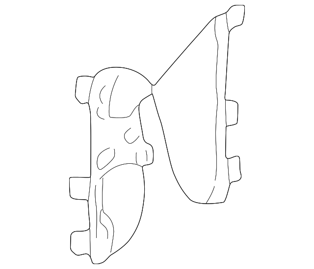 15911244 Деталь WINDOW REGULATOR, LEFT