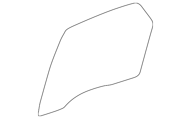 10336687 Деталь DOOR GLASS, RIGHT