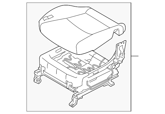 88101-2J350ACN Деталь CUSHION ASSY, LEFT