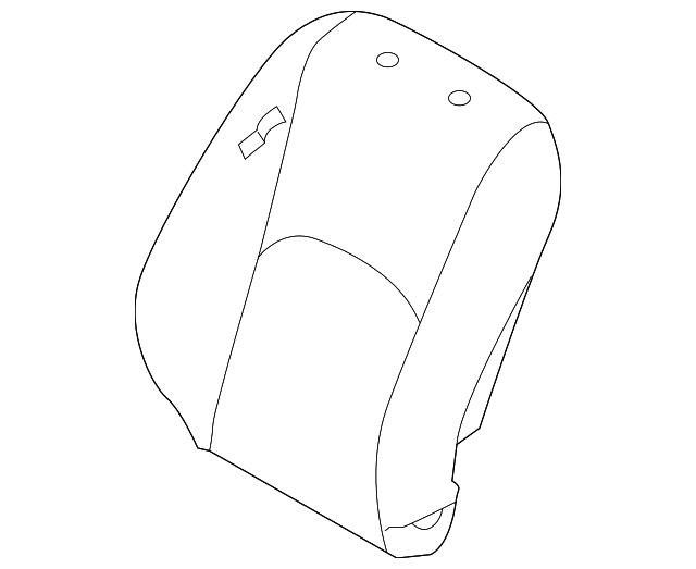 88360-2J360ACN Деталь SEAT BACK COVER, LEFT