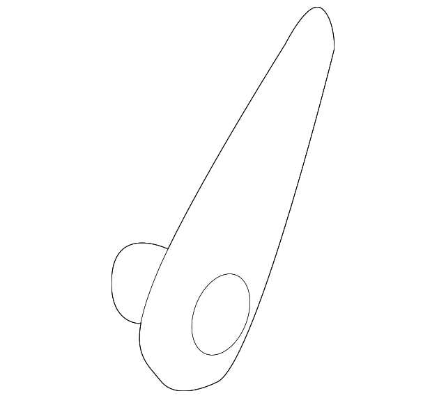 88058-2J000J7 Деталь LUMBAR ADJUSTER, LEFT
