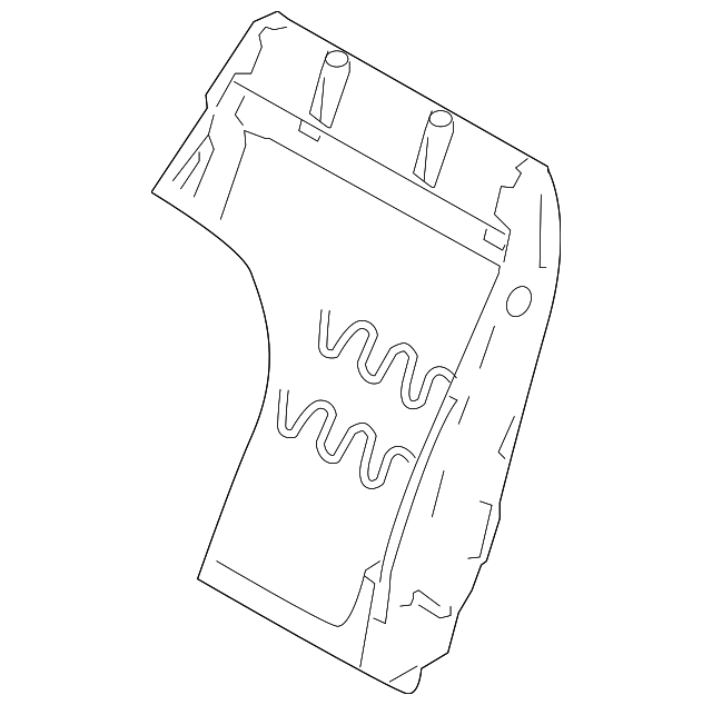 88310-2J100 Деталь SEAT BACK FRAME, LEFT