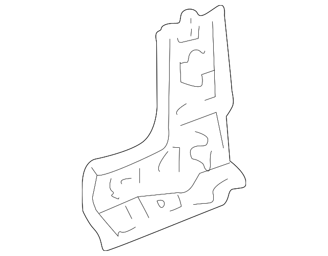 57629-0C010 Деталь SUPPORT, LEFT