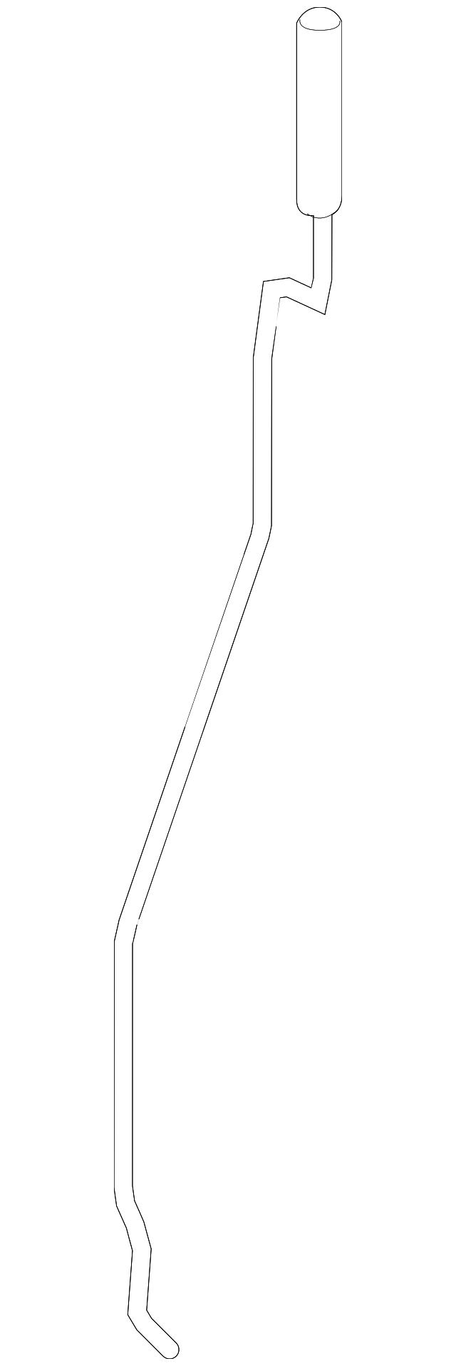 8298386Z00 Деталь LOCK KNOB, LEFT
