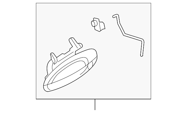 8283086Z00 Деталь HANDLE, OUTSIDE, RIGHT