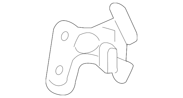 6943086Z00 Деталь UPPER HINGE, LEFT