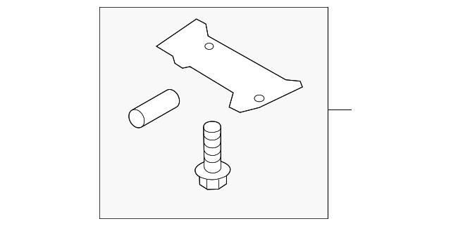 4G8-898-084 Деталь PKG TRAY TRIM HARDWARE KIT