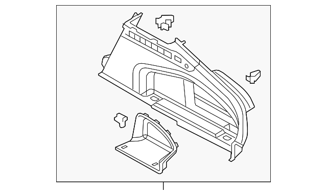 4G8-863-888-B-JC8 Деталь TRUNK SIDE TRIM, RIGHT