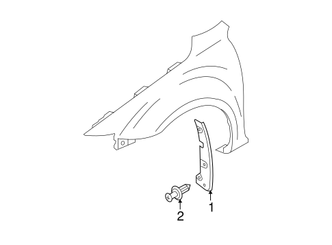 6 EXTERIOR TRIM - FENDER