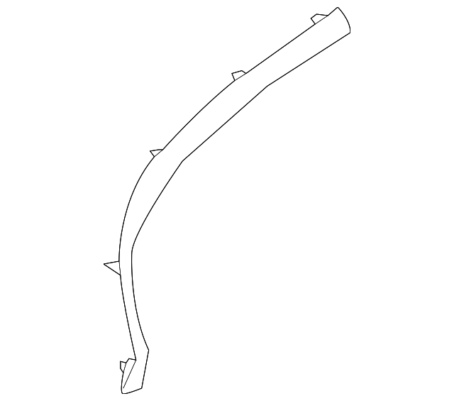 68411-7Y000 Деталь FINISH PANEL, LEFT