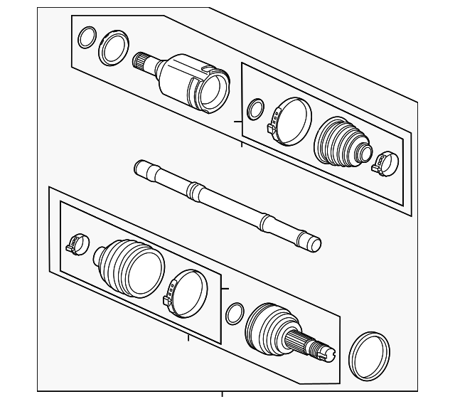 94522011 AXLE ASSY, LEFT