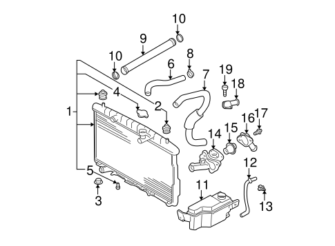 Santa Fe RADIATOR & COMPONENTS