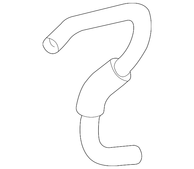 25412-26010 Деталь LOWER HOSE