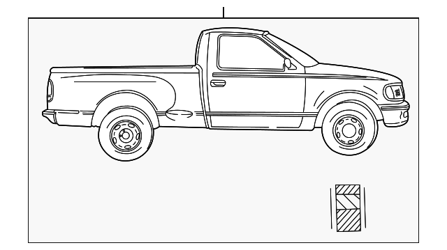 F65Z8320001AAF Деталь STRIPE TAPE, LEFT