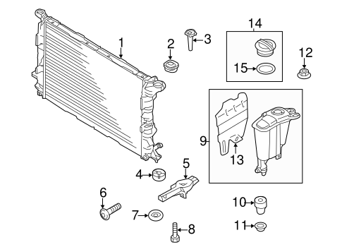 Q5 RADIATOR & COMPONENTS 2