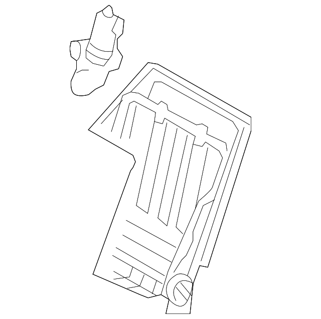 79203-08020 Деталь SEAT BACK FRAME, RIGHT