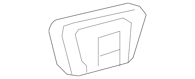 72597-08010-B0 Деталь RECLINE LEVER, RIGHT