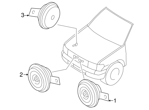 LS430 ANTI-THEFT COMPONENTS