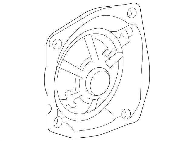 216-820-14-02 Деталь DOOR SPEAKER, RIGHT