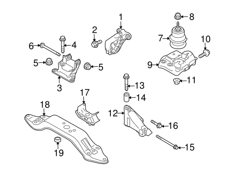 Legacy ENGINE & TRANS MOUNTING 3