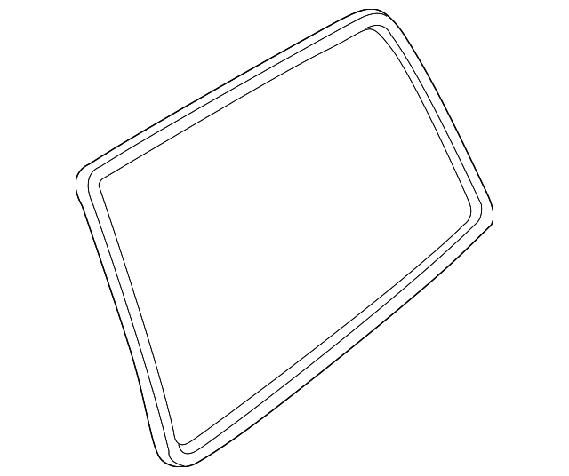 MR957939 Деталь QUARTER GLASS DAM, RIGHT