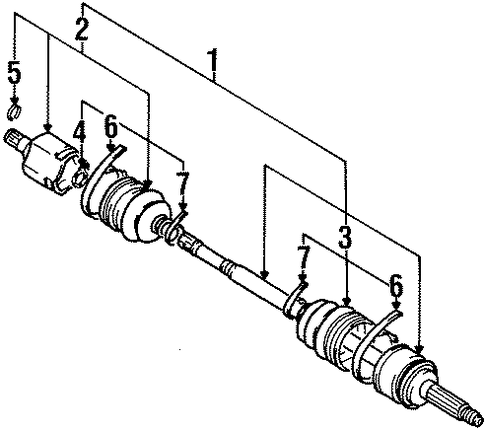 Esteem DRIVE AXLES