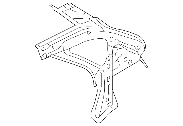 71630-1M500 Деталь UPPER PANEL, LEFT