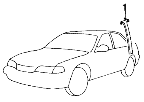 Sonata EXTERIOR TRIM - PILLARS