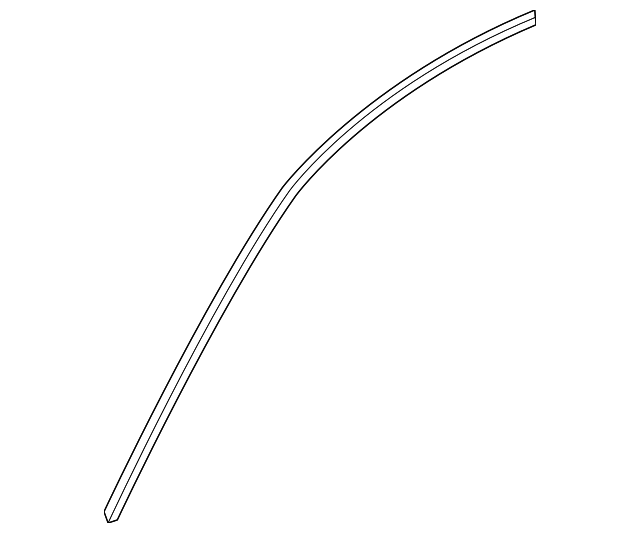 51-33-7-221-329 DRIP MOLDING, LEFT