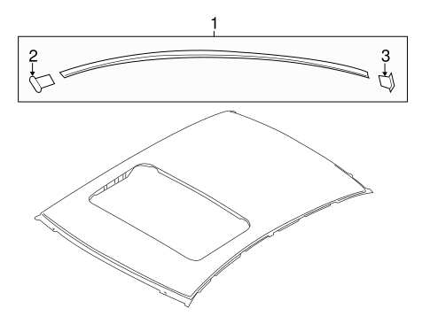 Forte Koup EXTERIOR TRIM - ROOF 2
